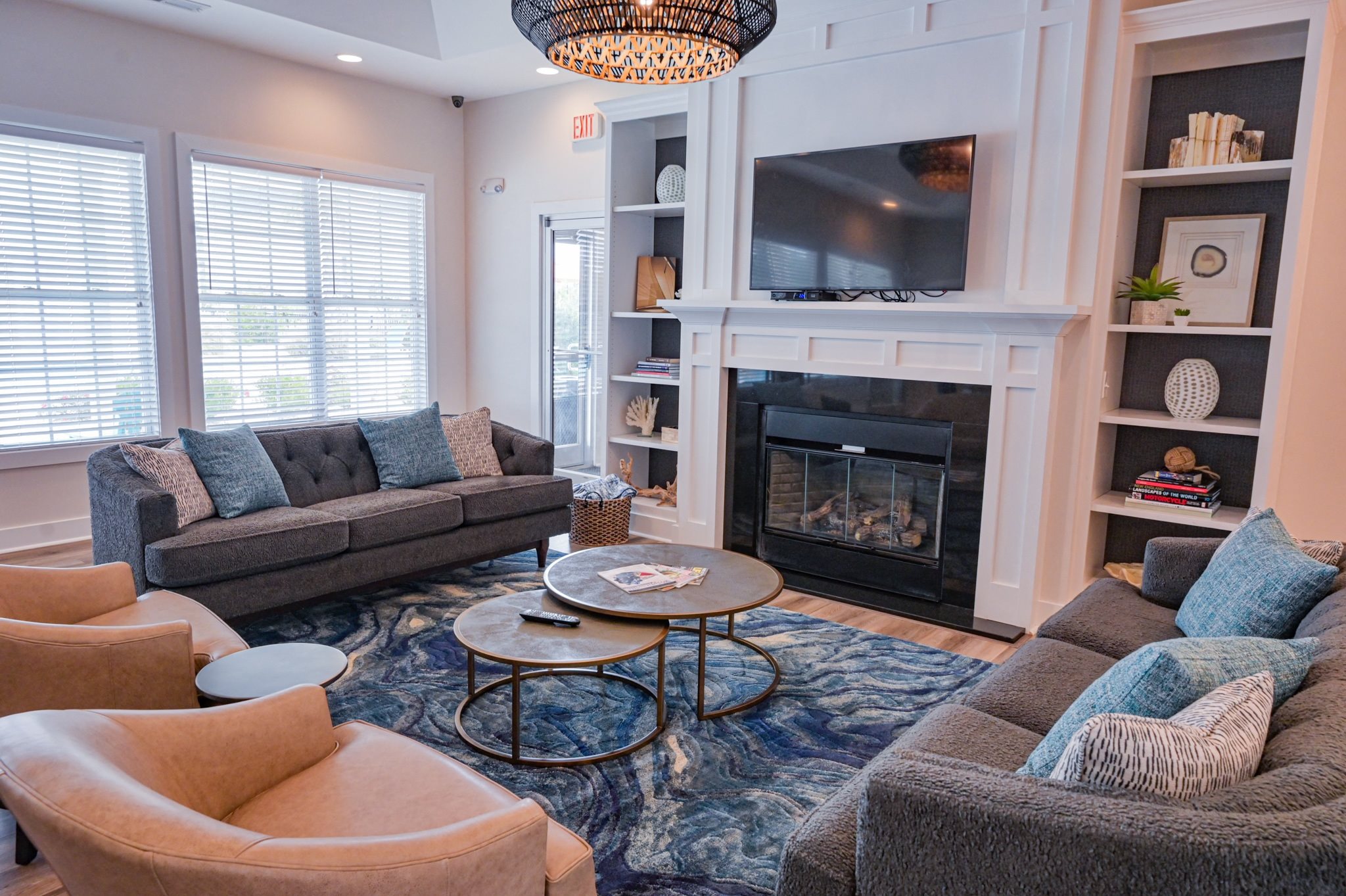 Clubhouse at Stephens Pointe Apartments in Wilmington, NC
