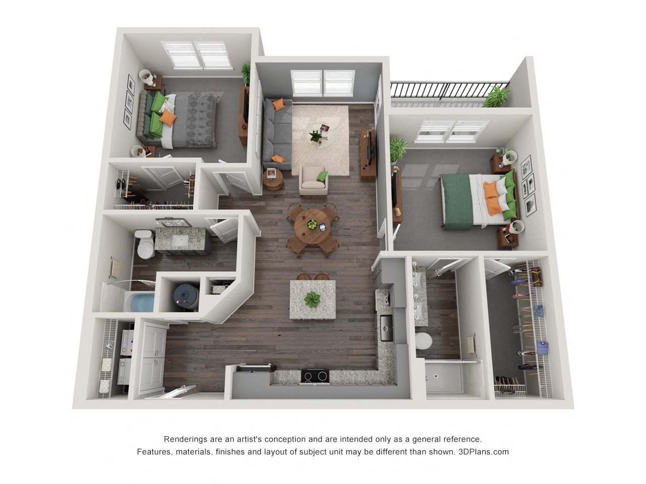 Floor Plans of Sonceto Apartments in Kissimmee, FL