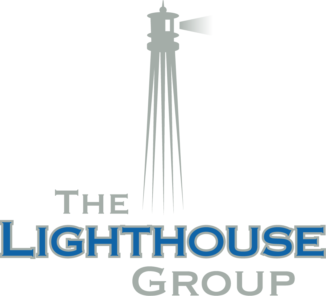 The Lighthouse Group logo with a lighthouse graphic.