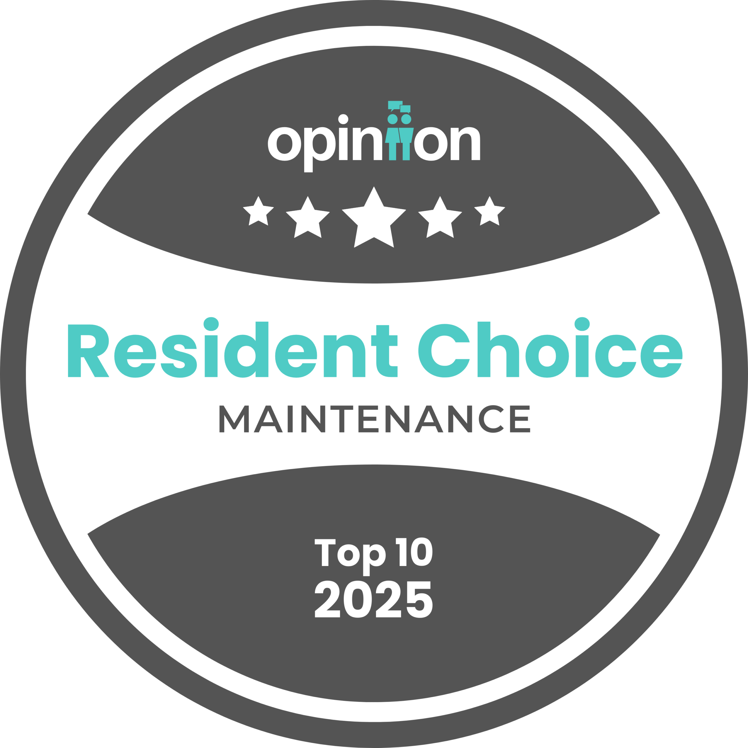 2025 Resident Choice Award maintenance badge