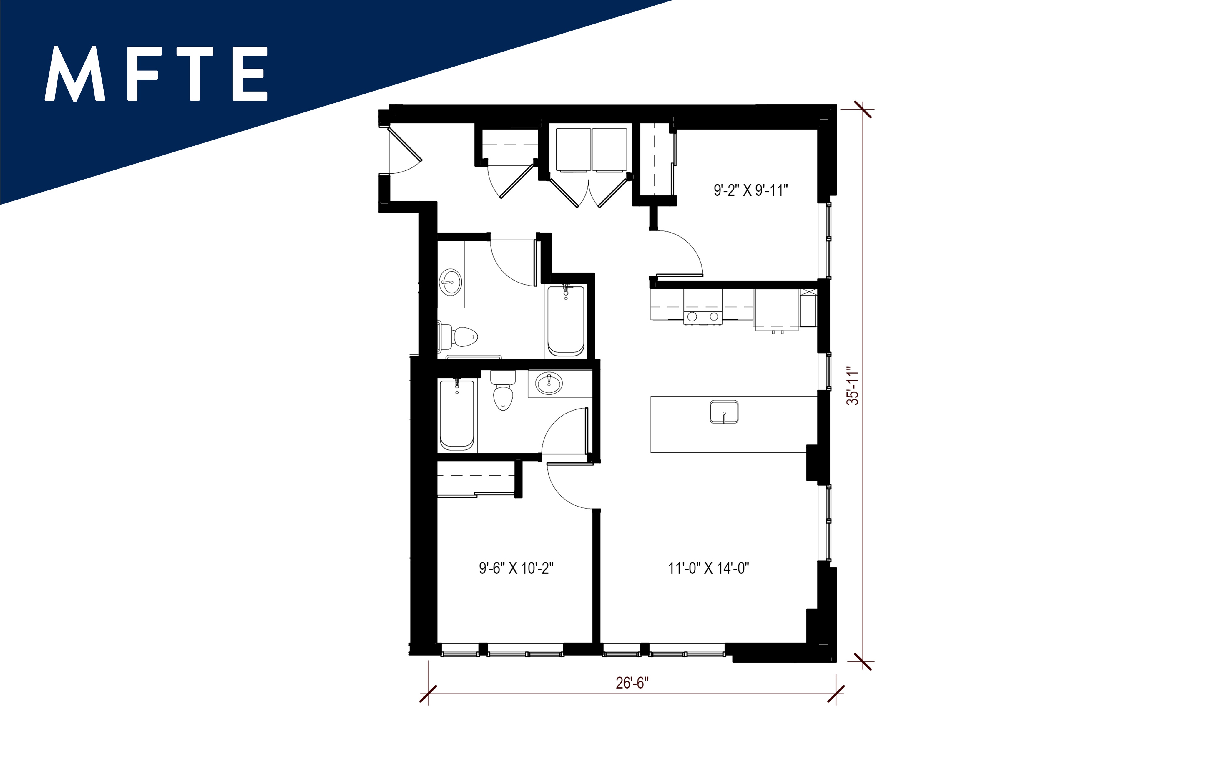 MFTE 2 Bedroom - C17 - Affordable