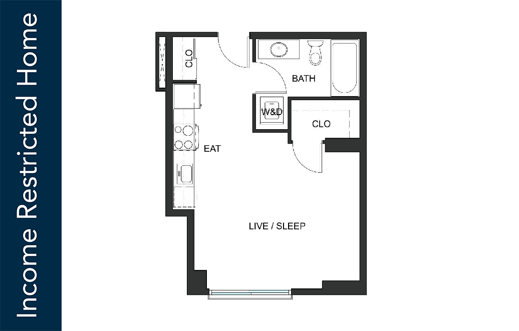 Studio S3 - 65% MFTE - Iron Flats - Affordable