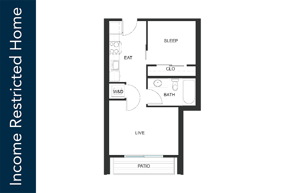 Urban 1 Bedroom U2 - 65% MFTE - Iron Flats - Affordable
