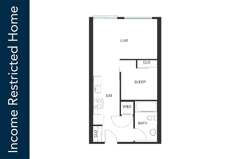 Urban 1 Bedroom U5 - 65% MFTE - Iron Flats - Affordable