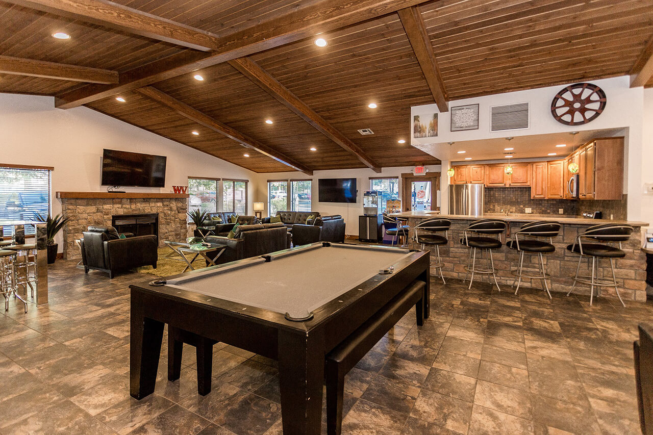 Clubhouse at Woodlands Village Apartments, Flagstaff