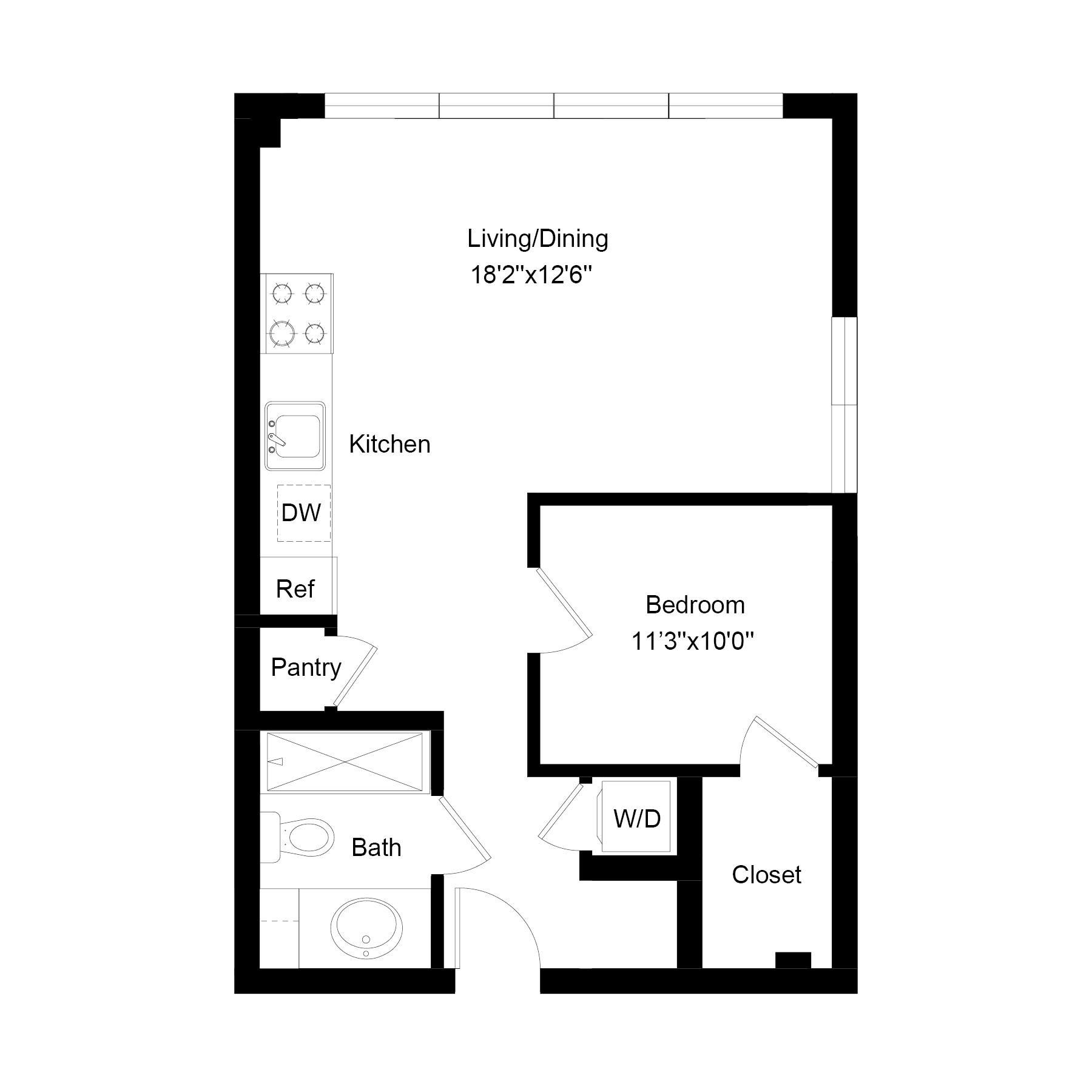 A01 floor plan