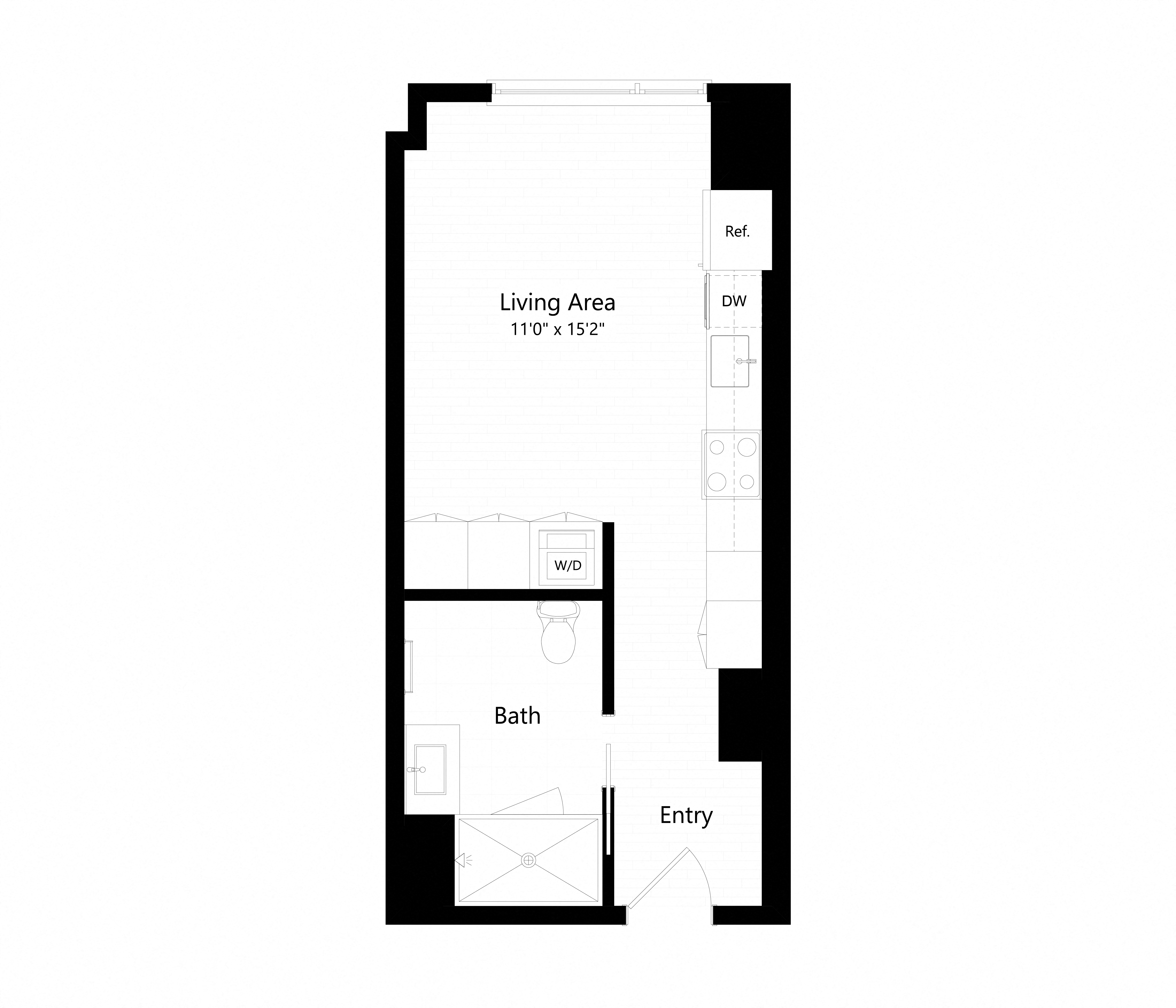 S3 - Studio floor plan