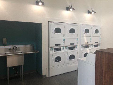 Waters Edge Apartment Interior Laundry Room