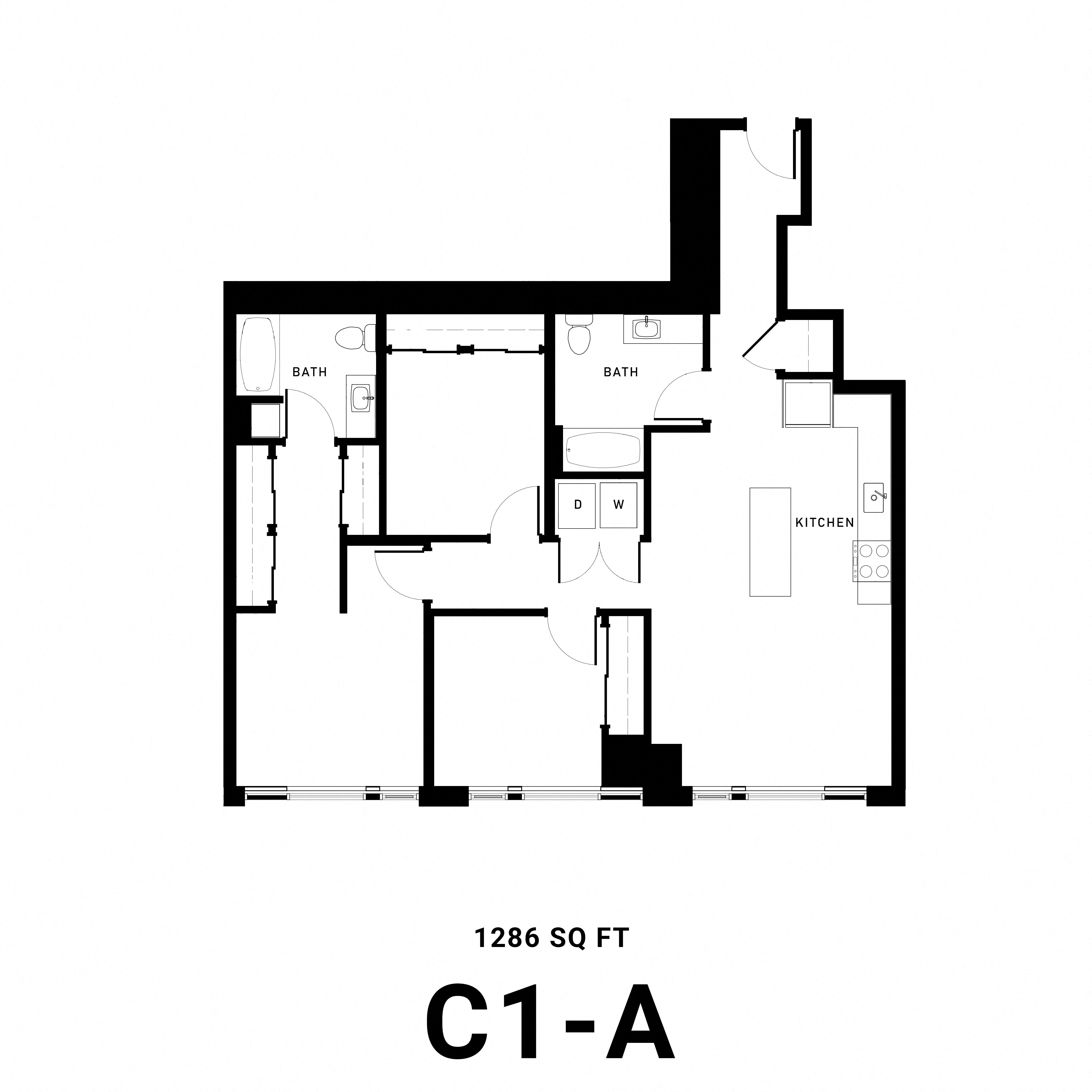 Floorplan C1A