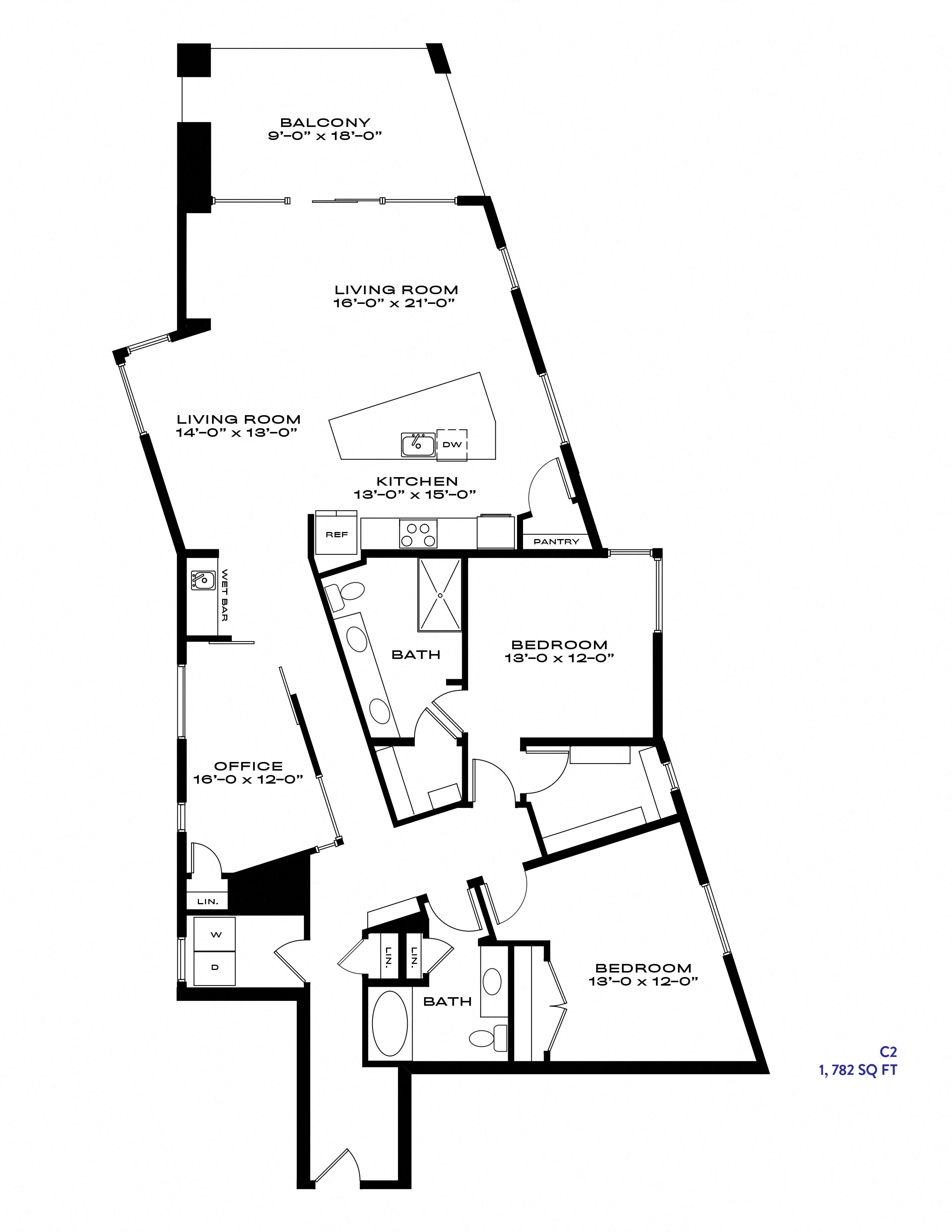 Alta Warehouse District Floorplan
