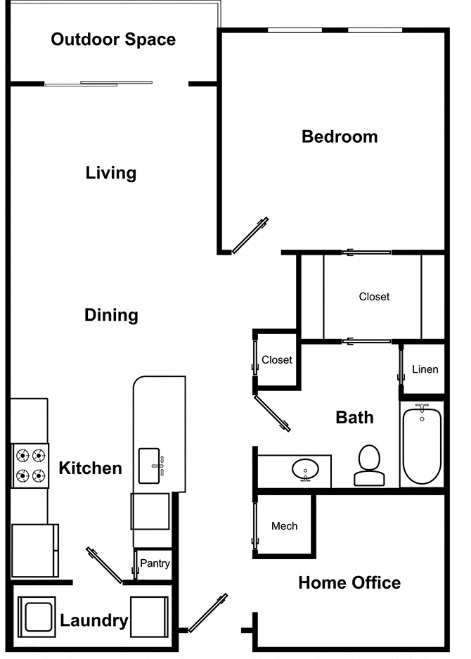 A3 – The Note Floorplan Image