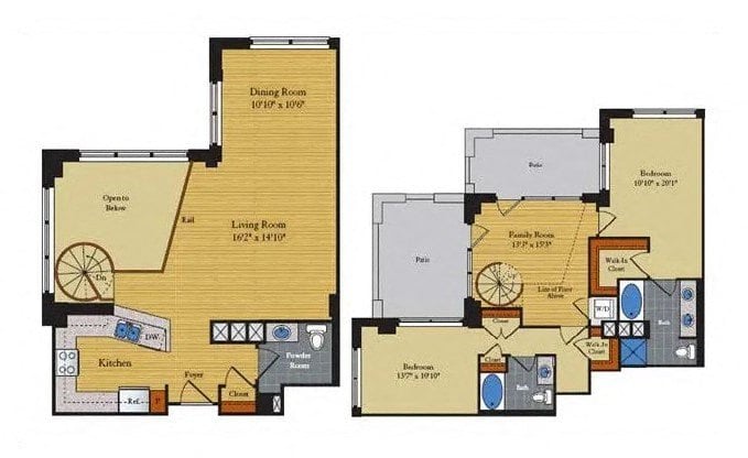 T2 Penthouse Floorplan Image