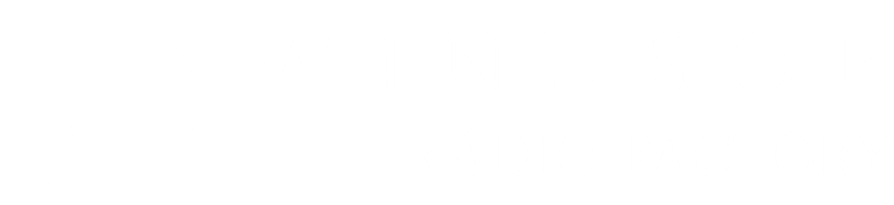 The image is a logo for Windsor Radio Factory.
