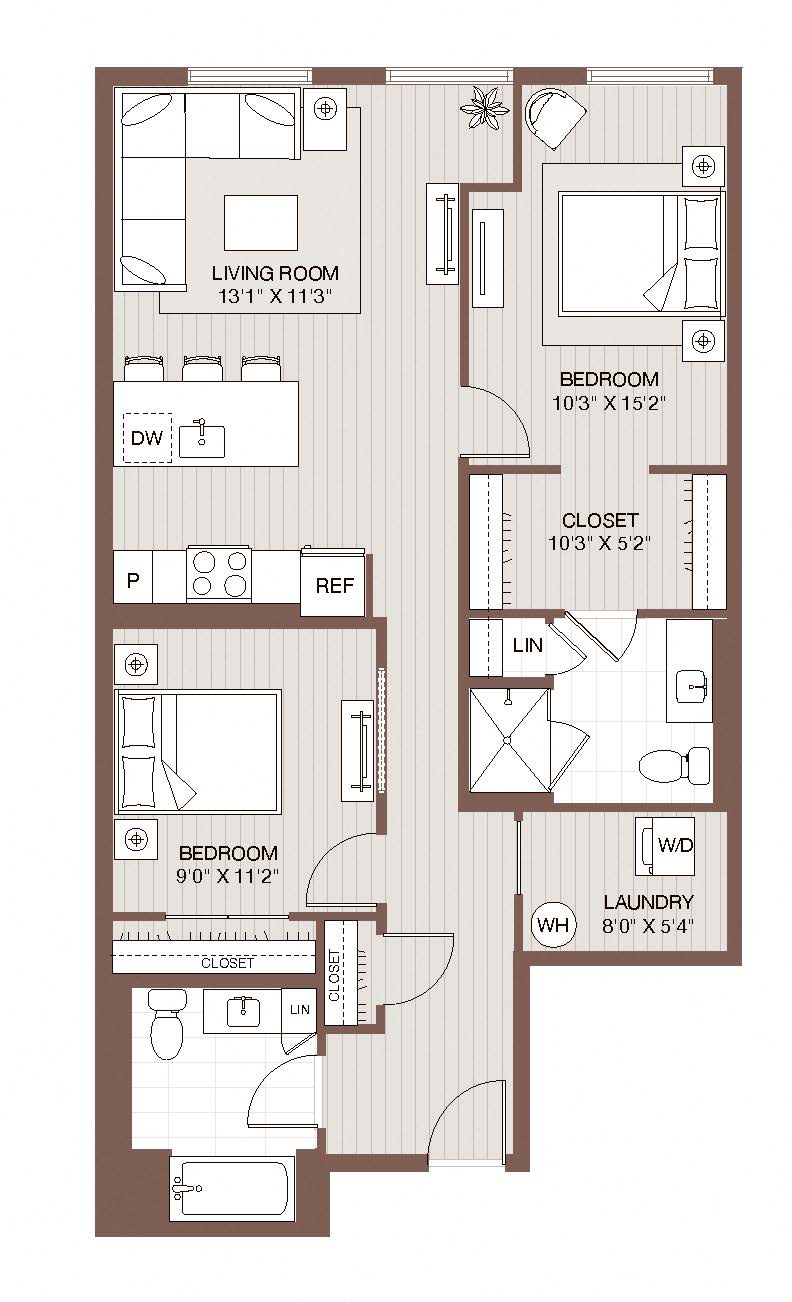 B5 – Lofts Floorplan Image