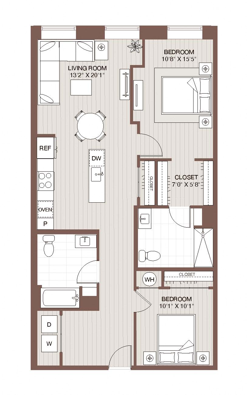 Bb – Lofts Floorplan Image