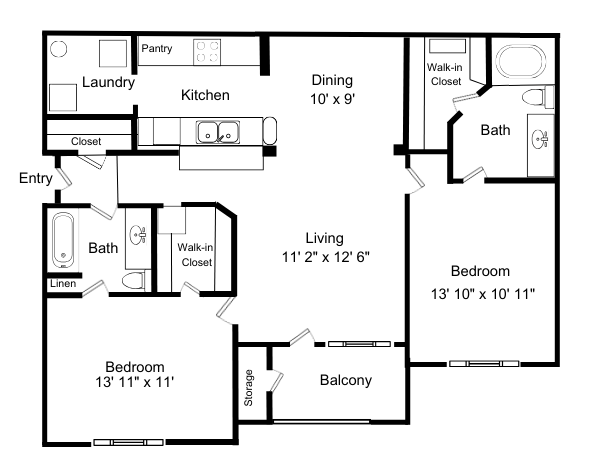 B1 – Paddington Floorplan Image