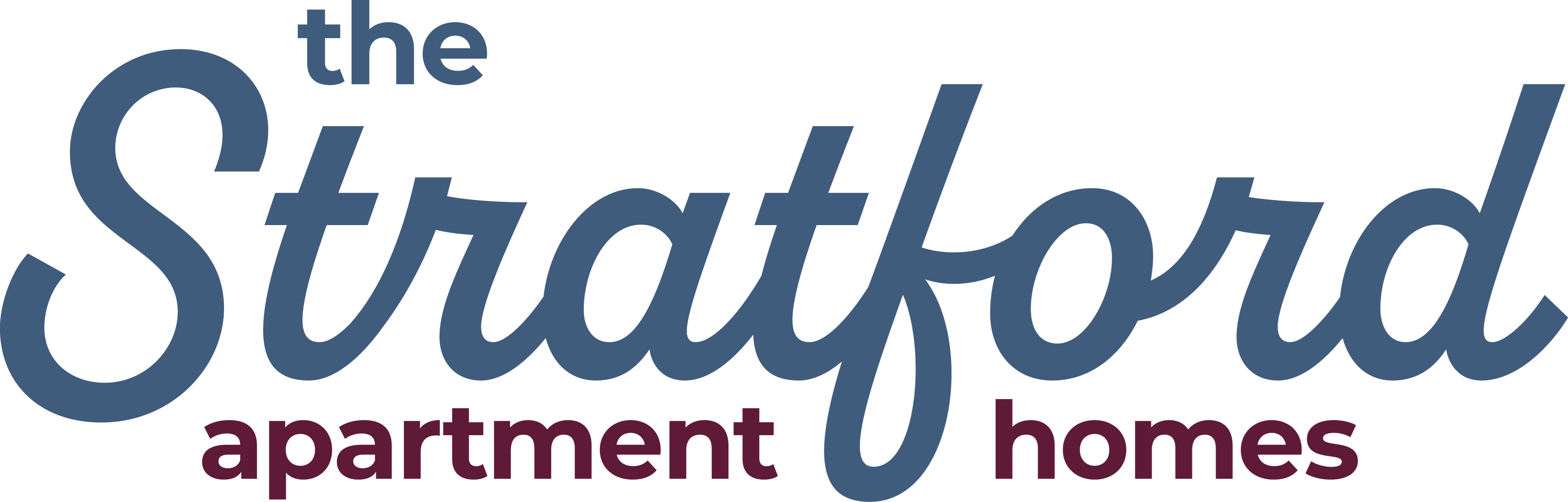 The image is a logo for "The Straitkord Apartment Homes".