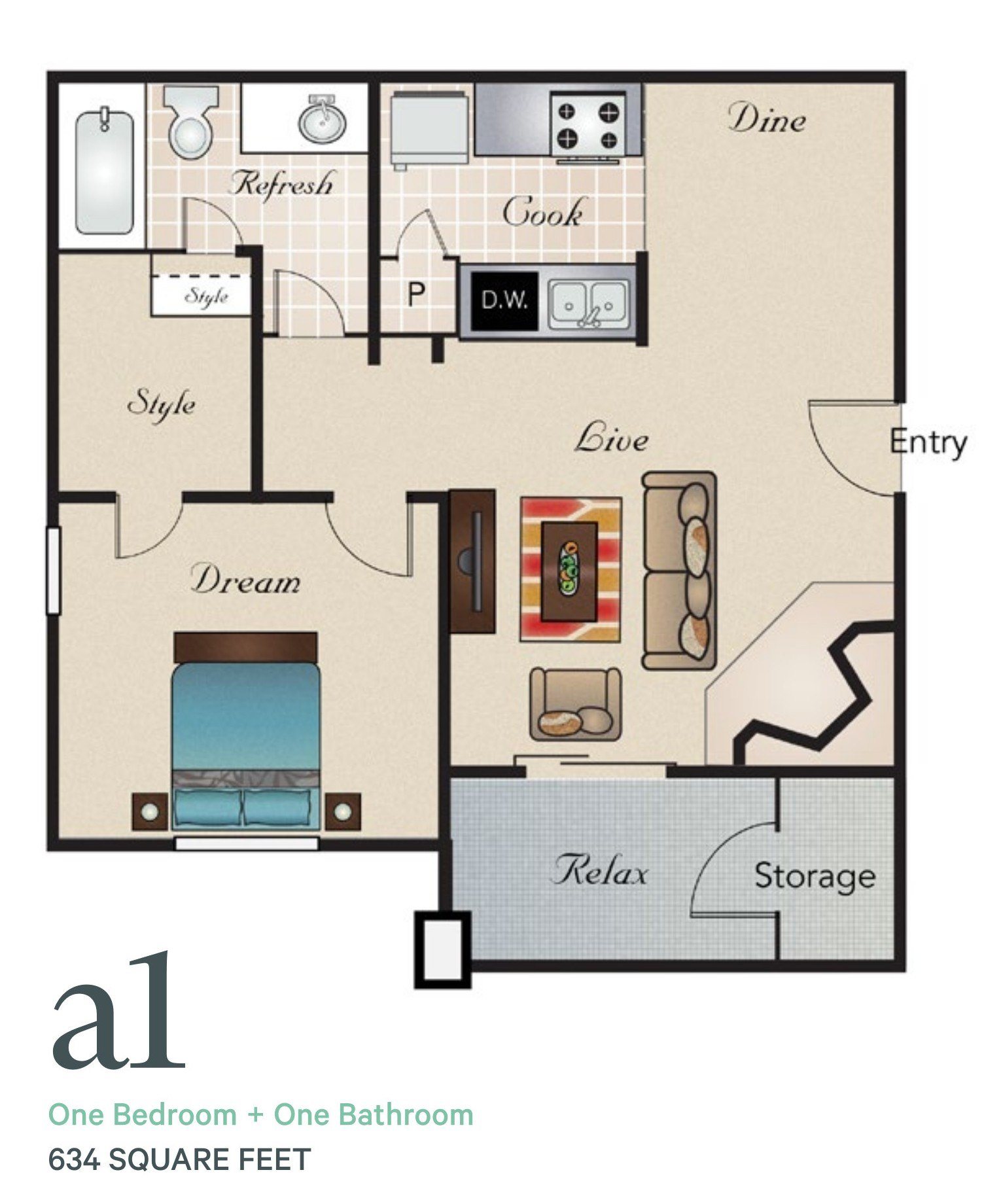 A1 floor plan
