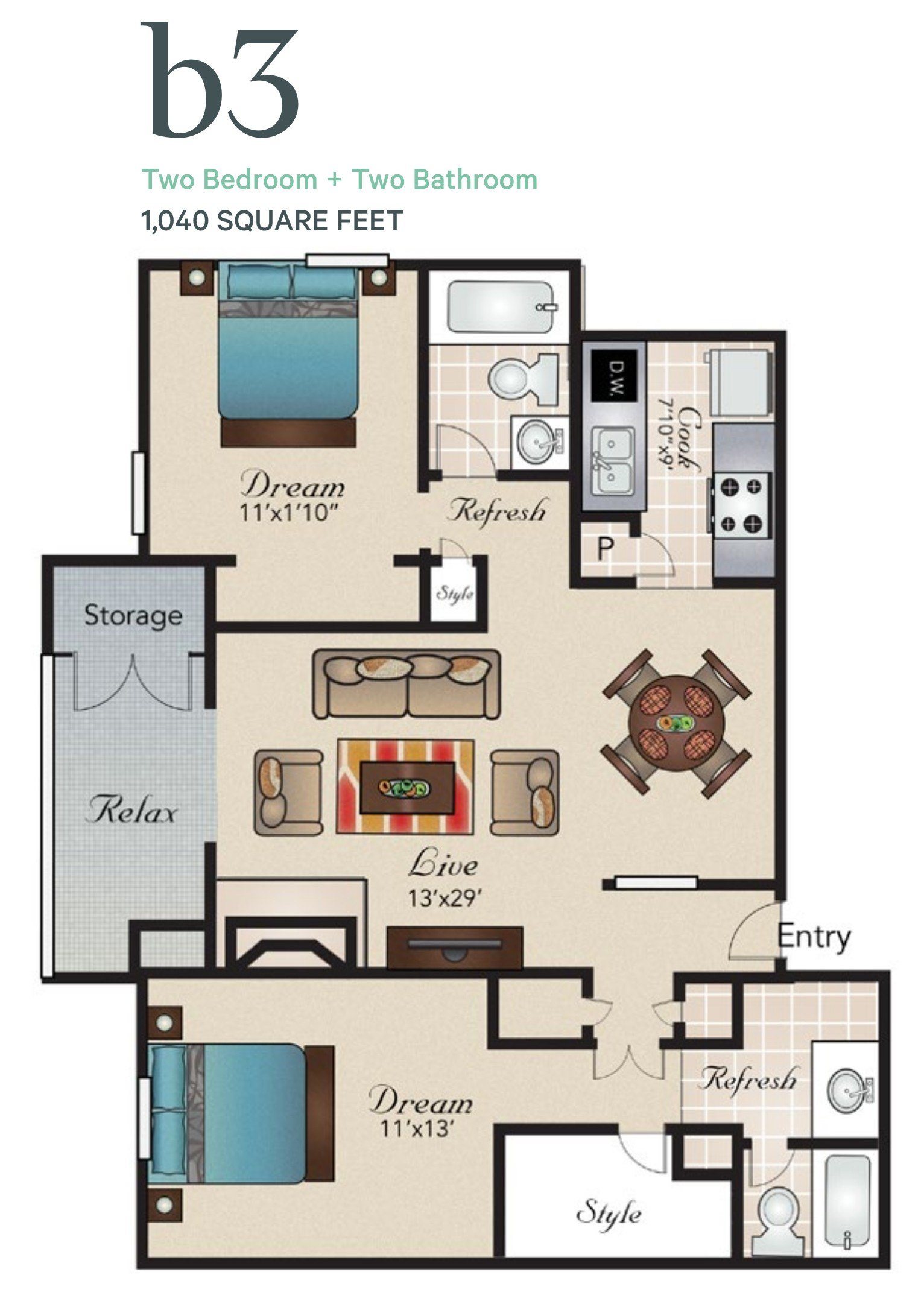 B3 floor plan