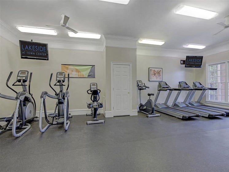 Cardio Machines In Gym at Lakeside at Town Center, Marietta, 30066