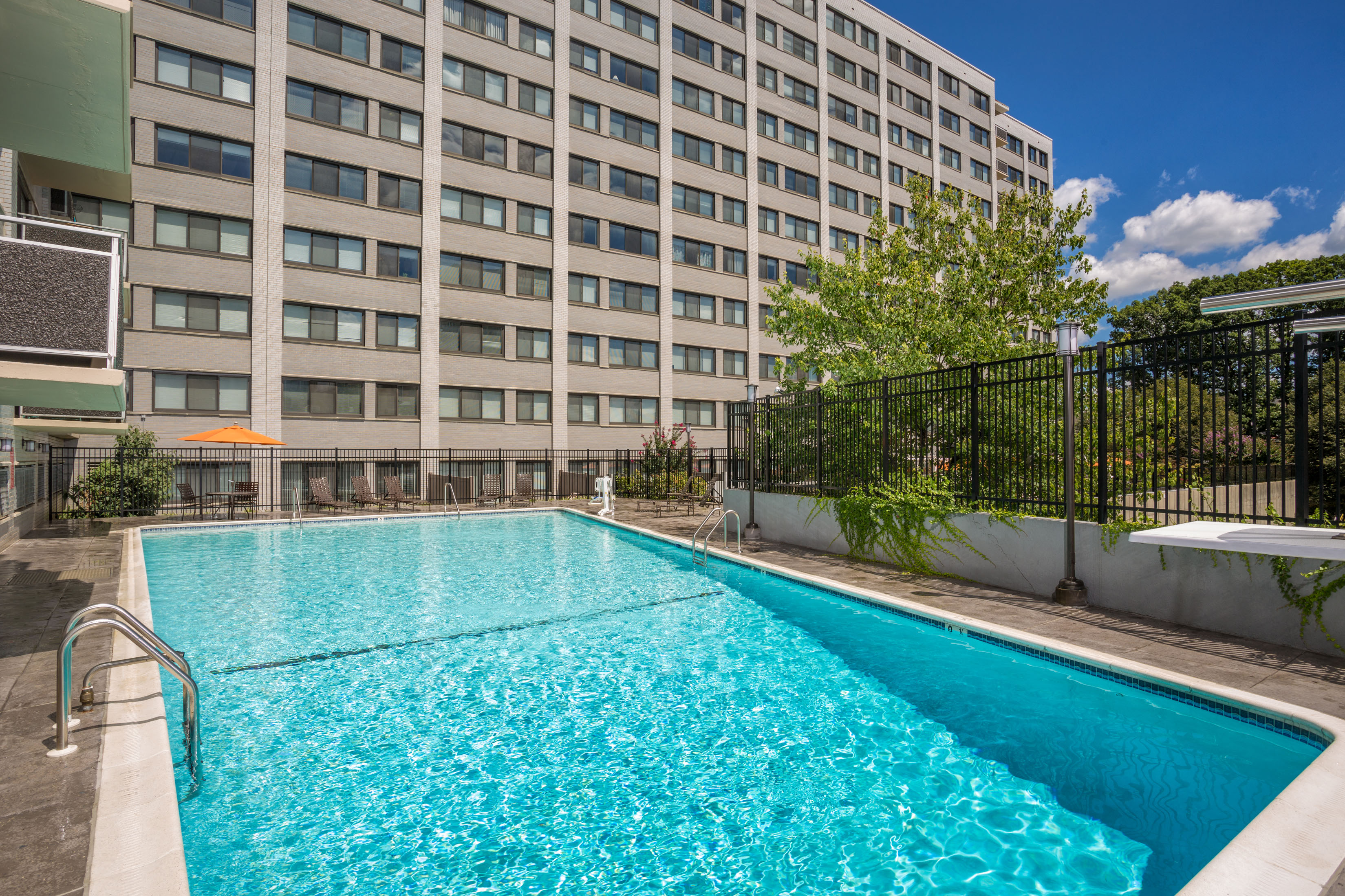 Blue Cool Swimming Pool at Metro 710, Maryland, 20910