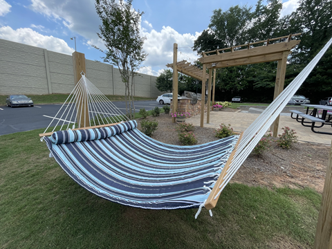 Edgewater Vista, Decatur  Georgia, resident hammocks