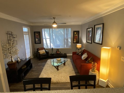 Edgewater Vista Apartments, Decatur Georgia, two bedroom apartment with spacious living room
