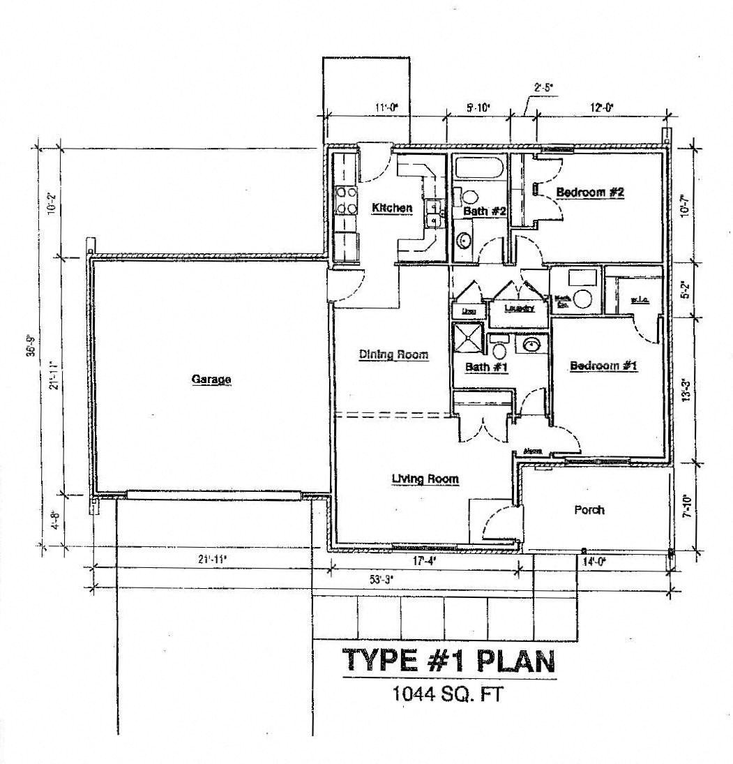 Floor Plans of North Pointe I in Fort Smith, AR