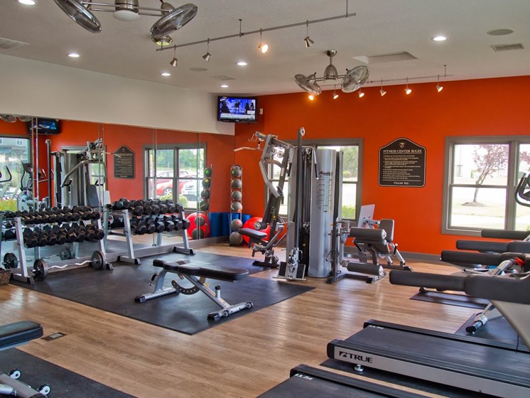 Modern Fitness Center at The Manor Homes of Eagle Glen, Raymore, MO