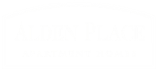 a green and white sign that reads alden place apartment home at Alden Place at South Square, Durham, NC