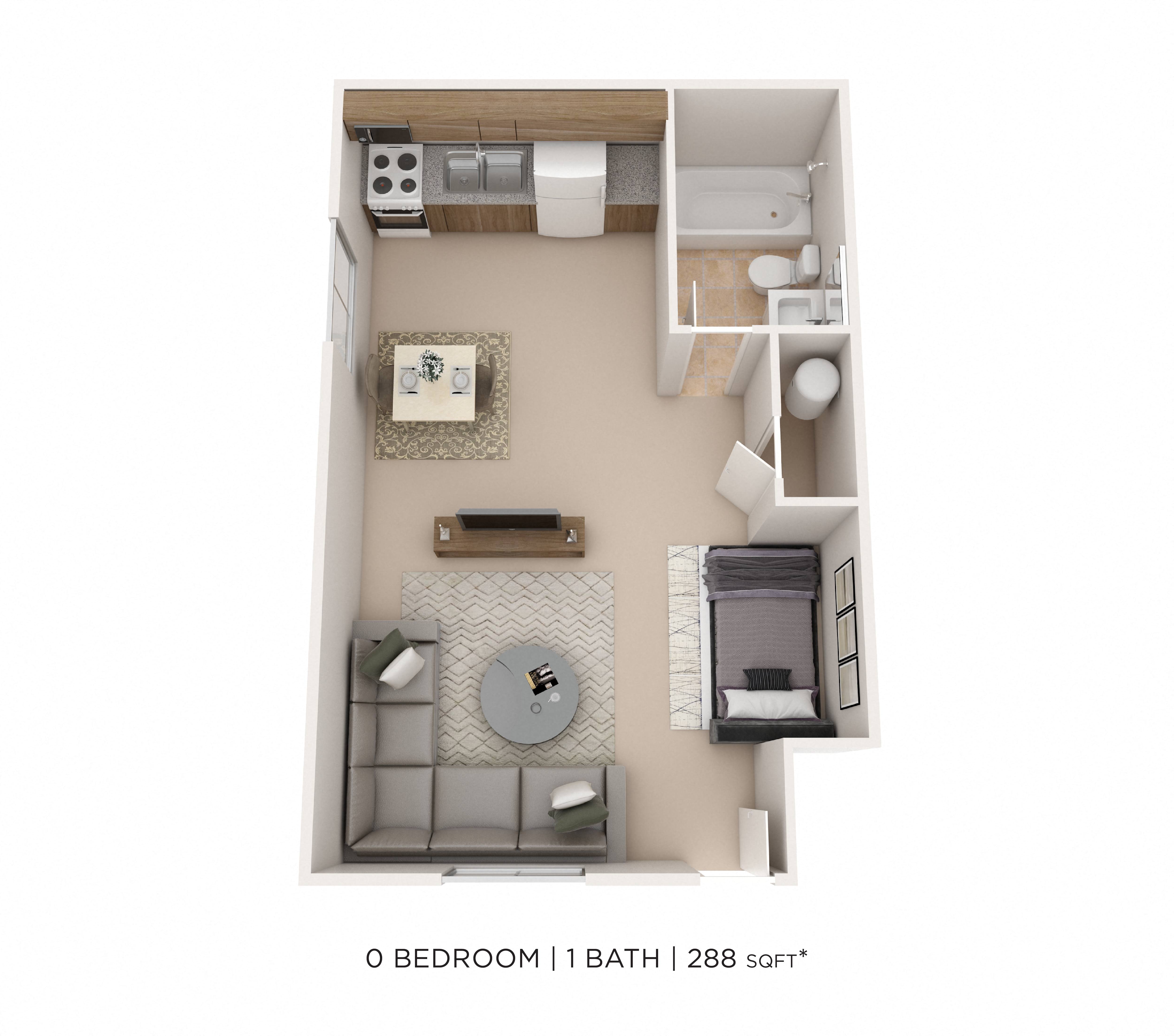 Studio floor plan