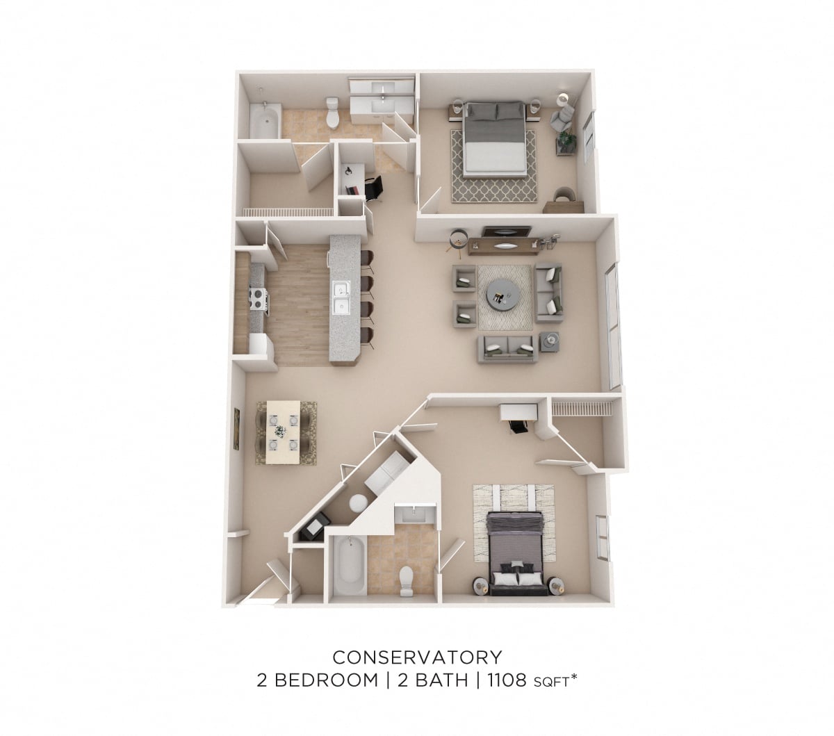 Conservatory floor plan