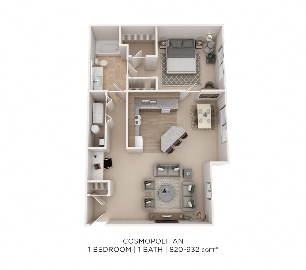 Cosmopolitan floor plan
