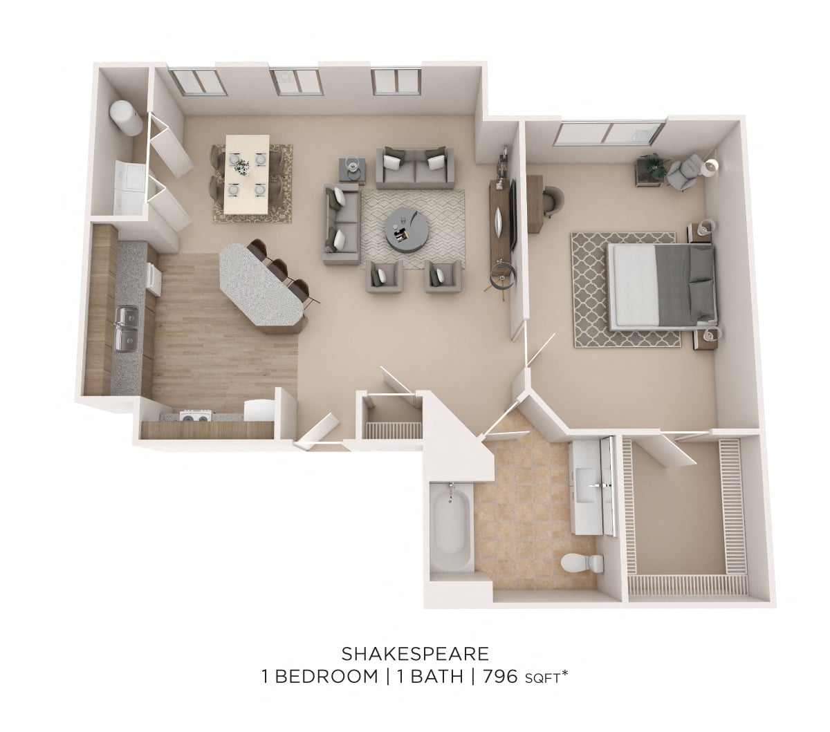 Shakespeare floor plan