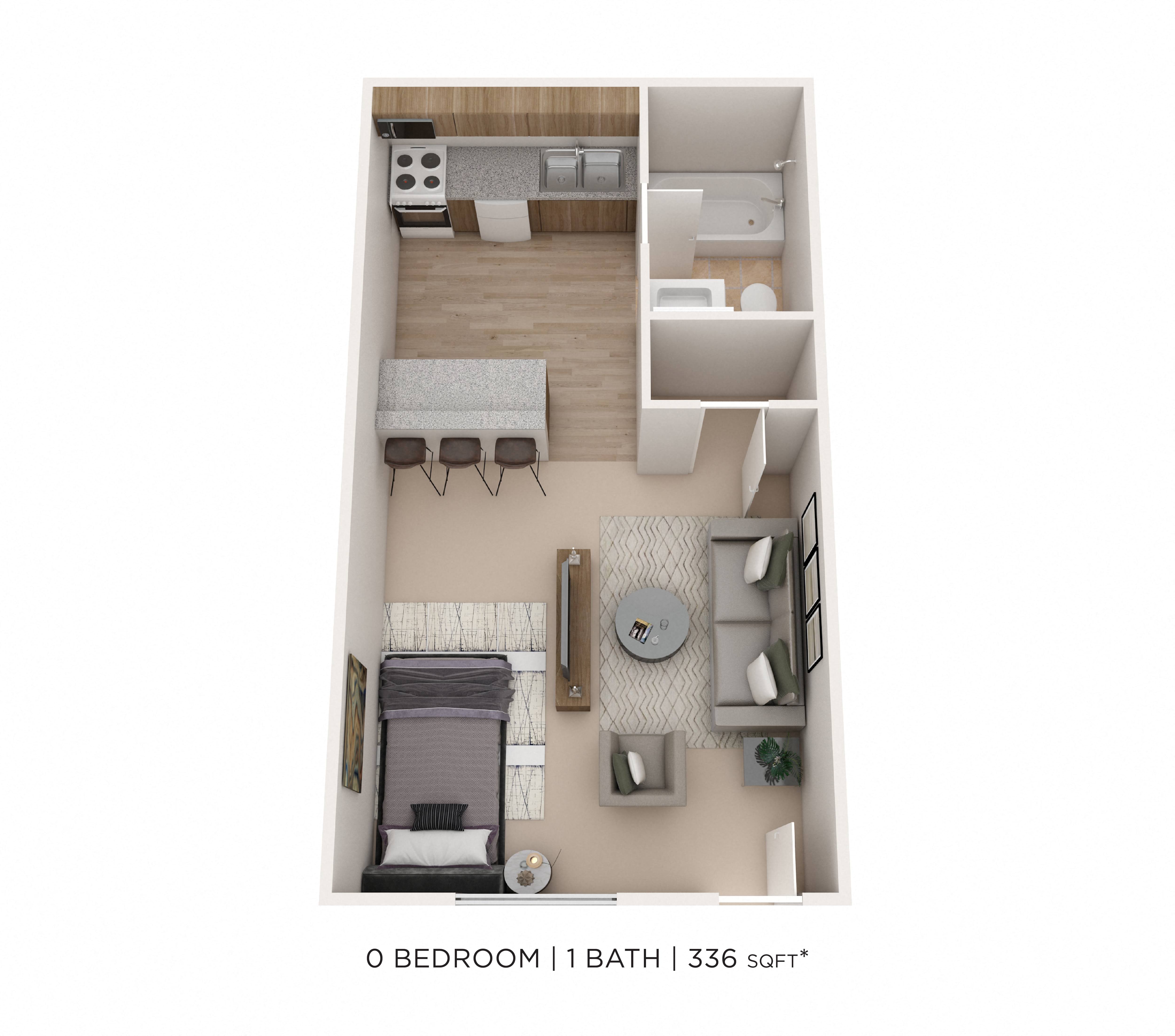 Studio floor plan
