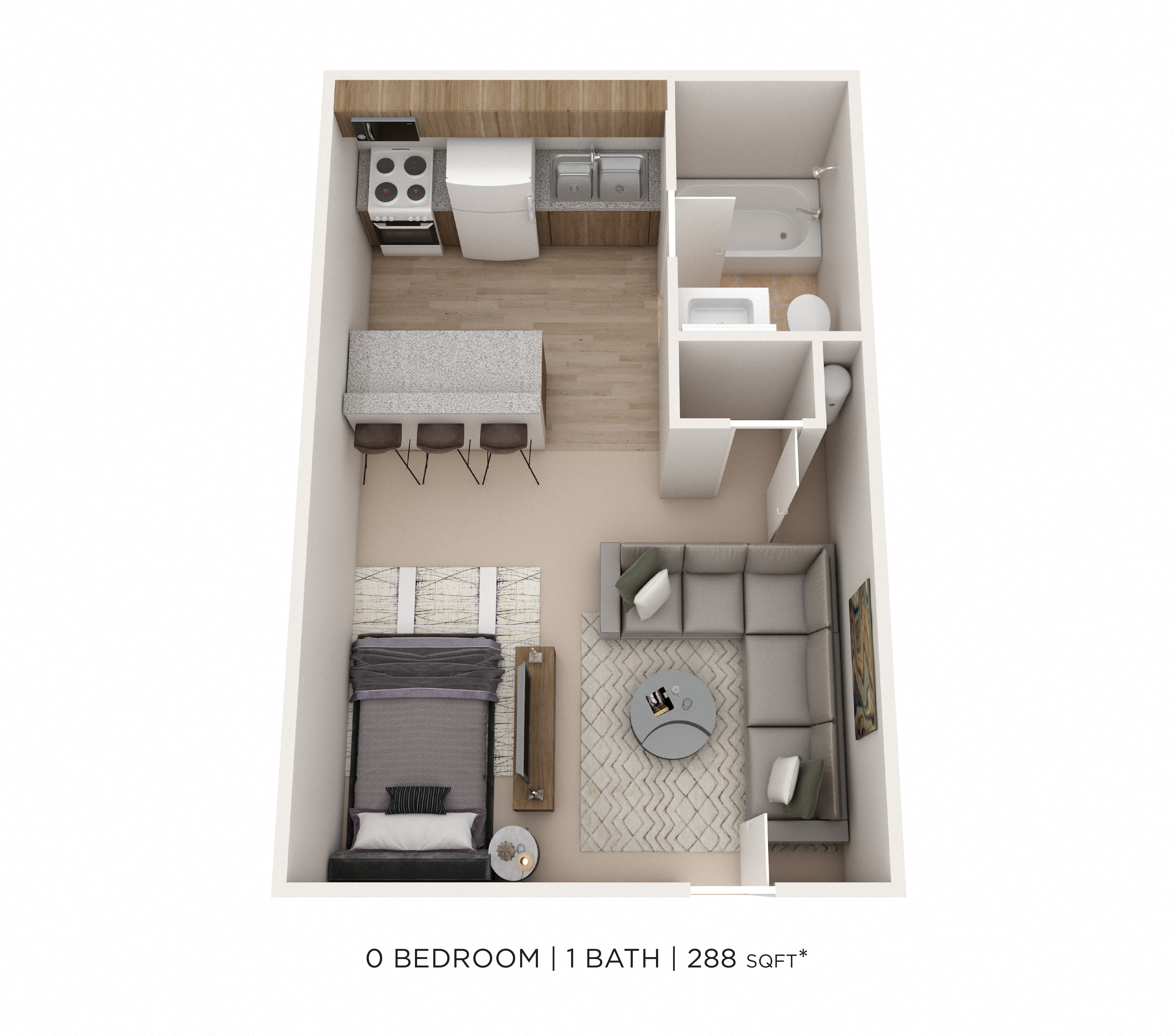 Studio floor plan