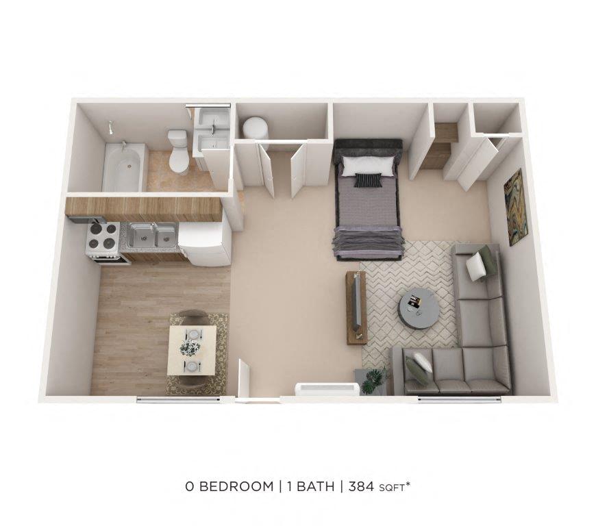 Studio floor plan