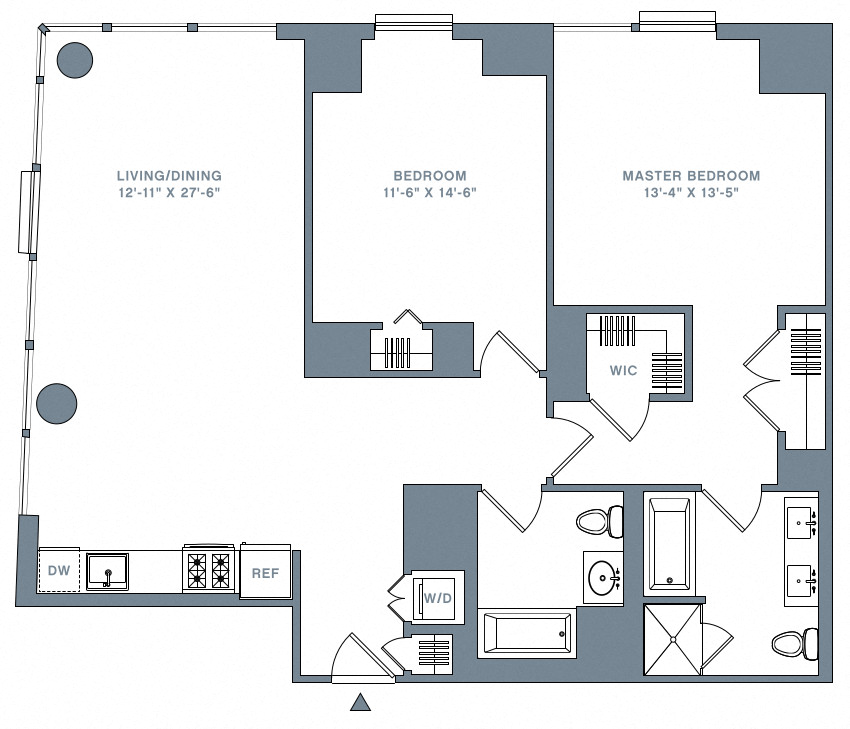Floor Plan Image of Apartment Apt 52C