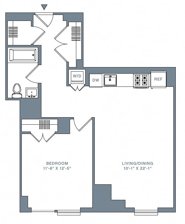 Floor Plan Image of Apartment Apt 60E