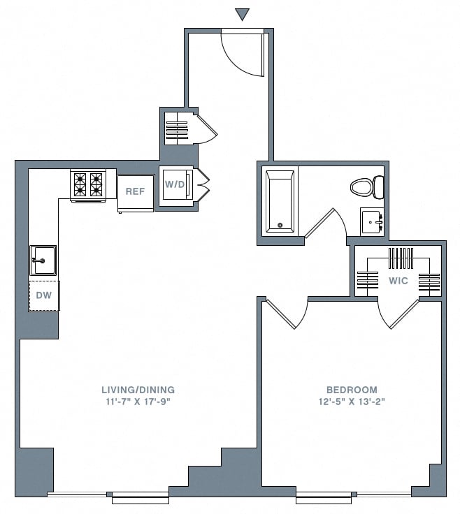 Floor Plan Image of Apartment Apt 58F