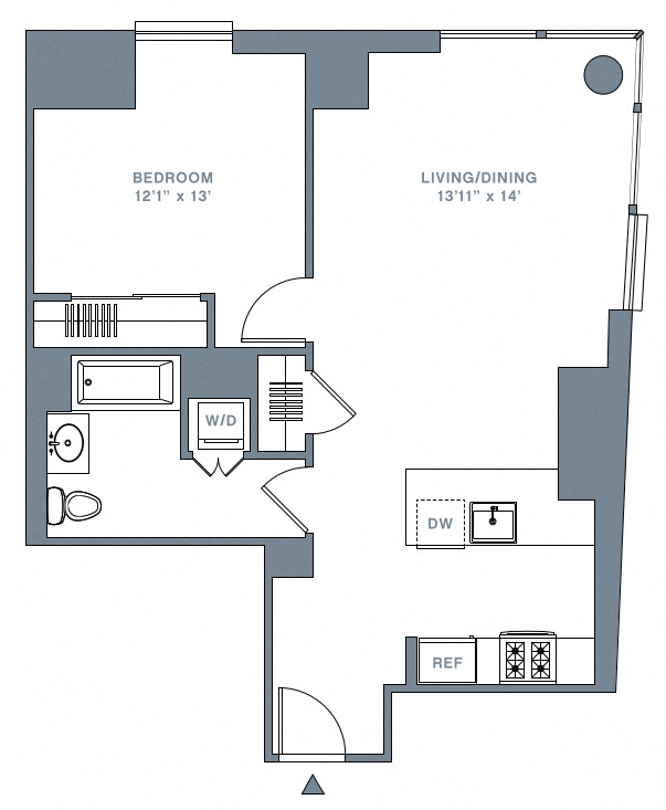 Floor Plan Image of Apartment Apt 62A