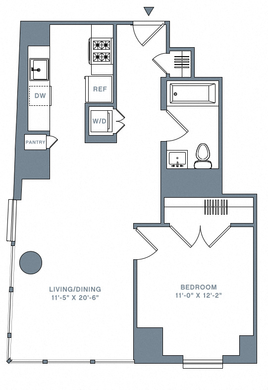 Floor Plan Image of Apartment Apt 59D
