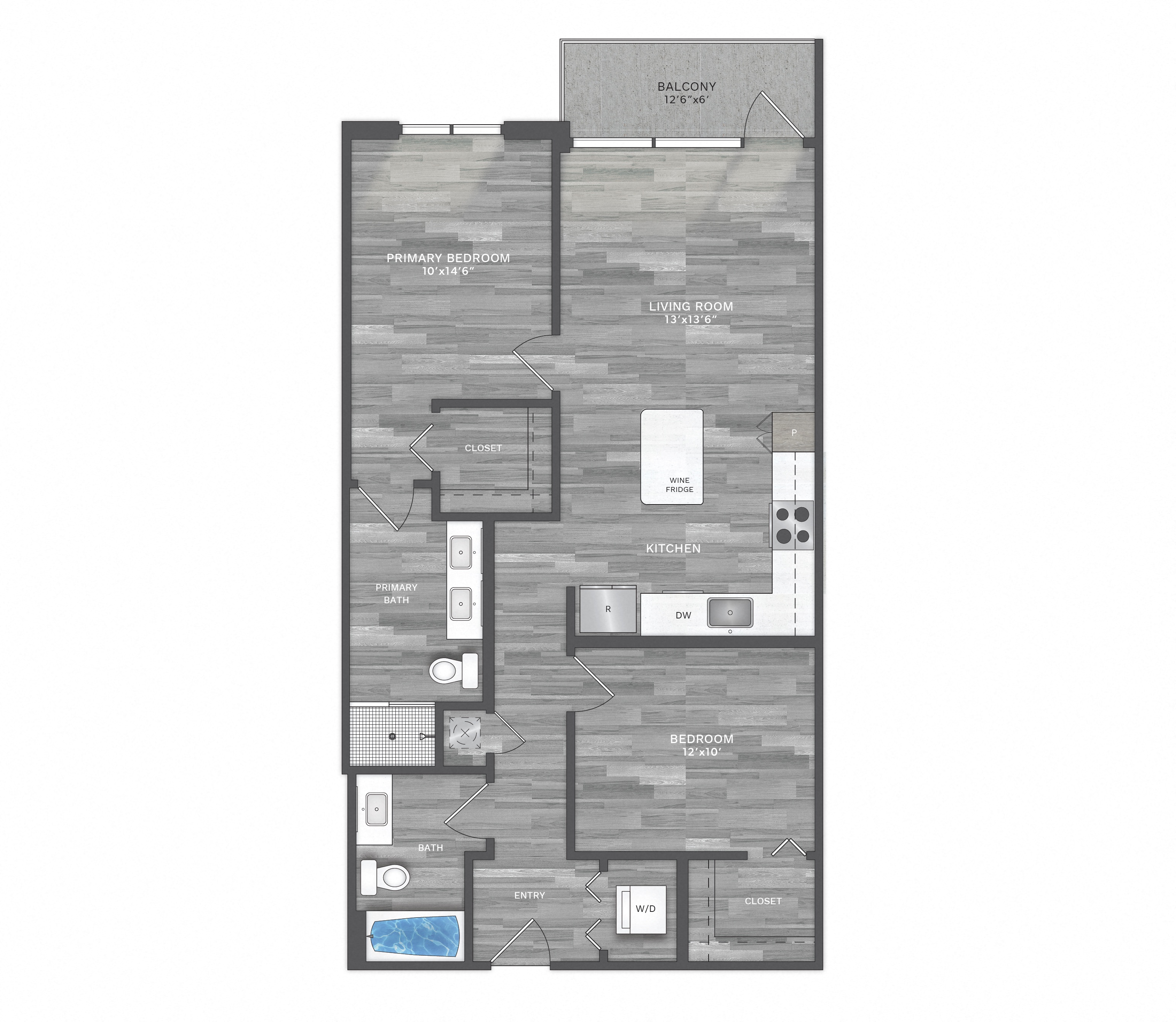 Floor Plan Image of Apartment Apt 0809