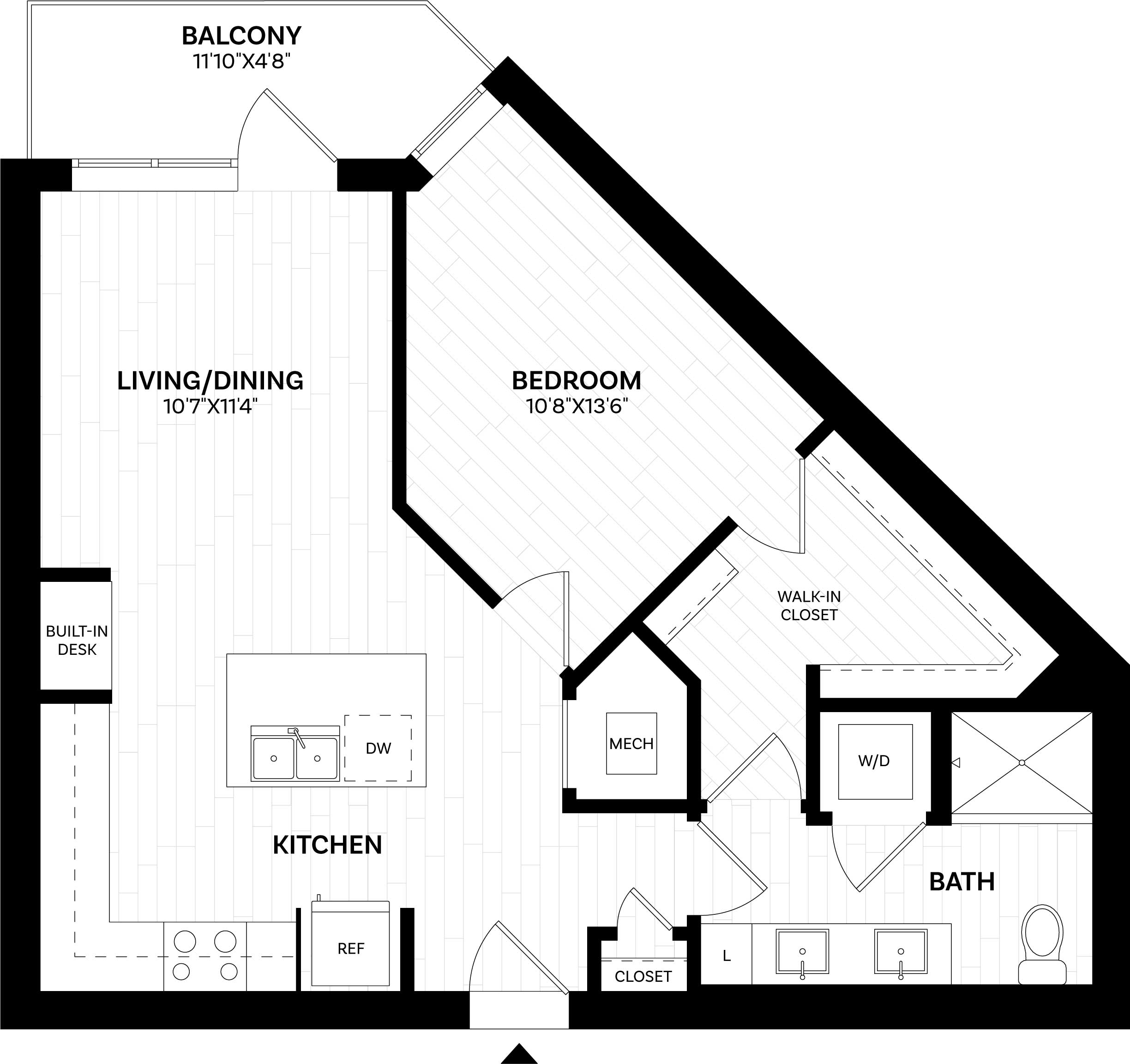 Floor Plan Image of Apartment Apt 120