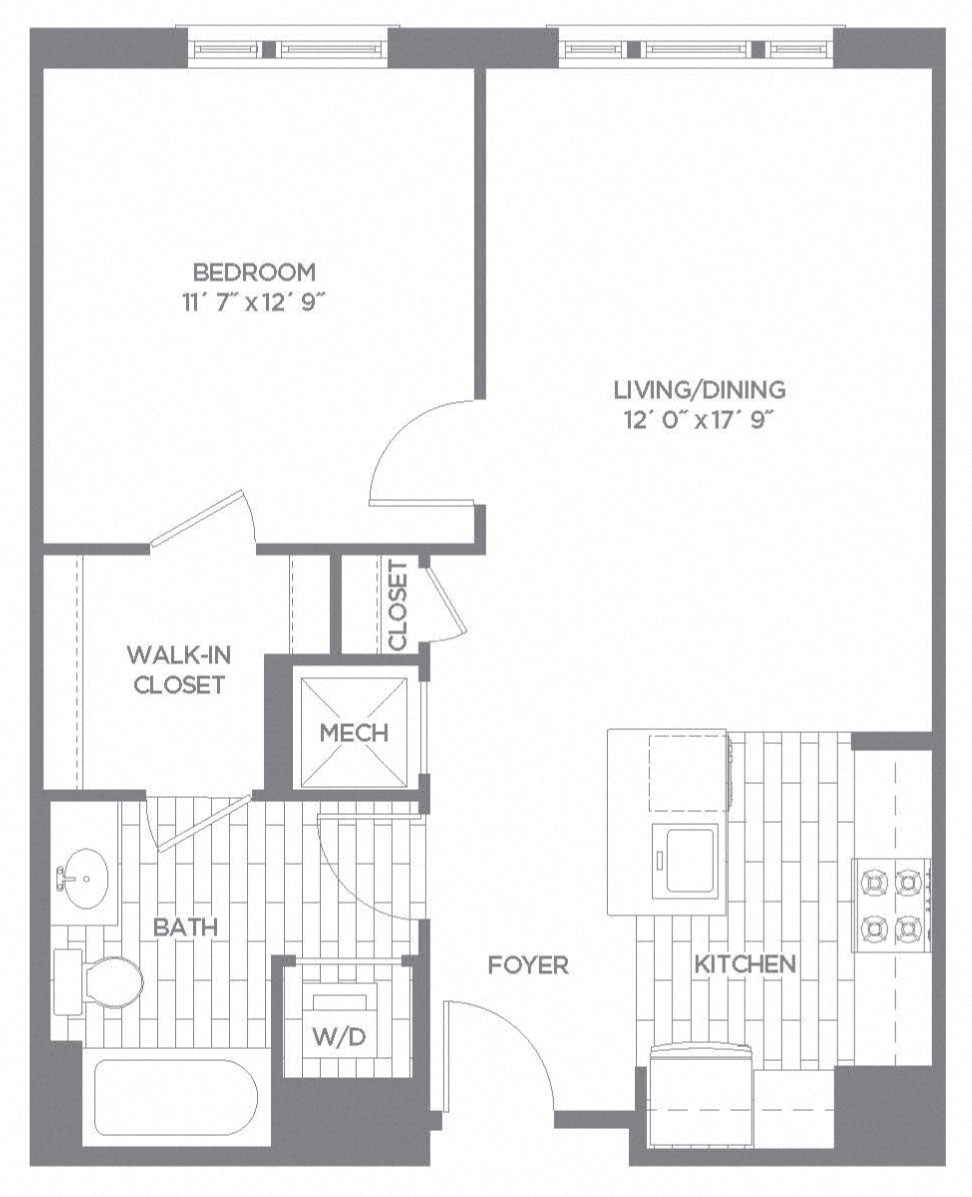 Floor Plan Image of Apartment Apt 202-1