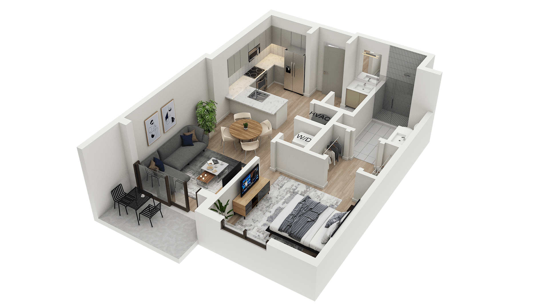 Apartment 1033 floorplan