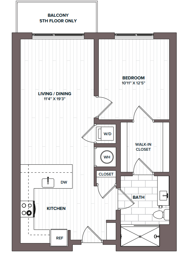 floorplan image of apartment 534