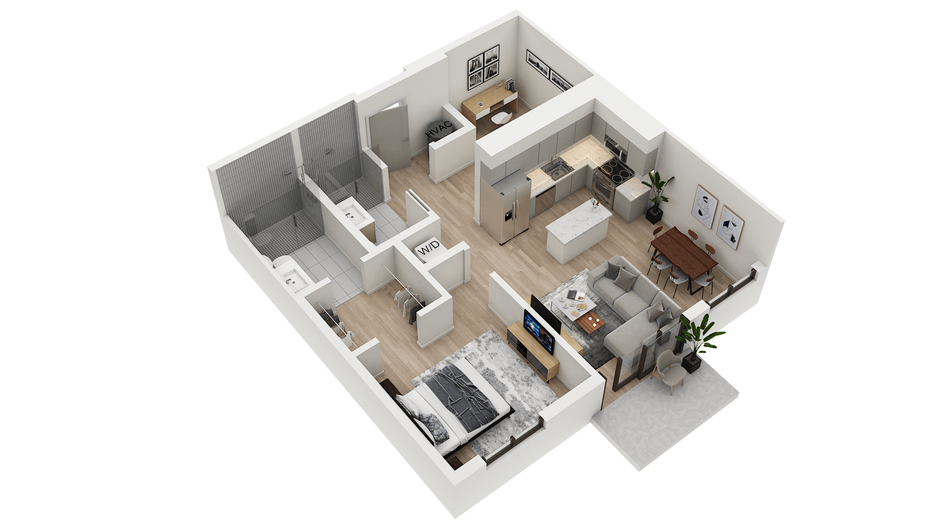 Apartment 0216 floorplan