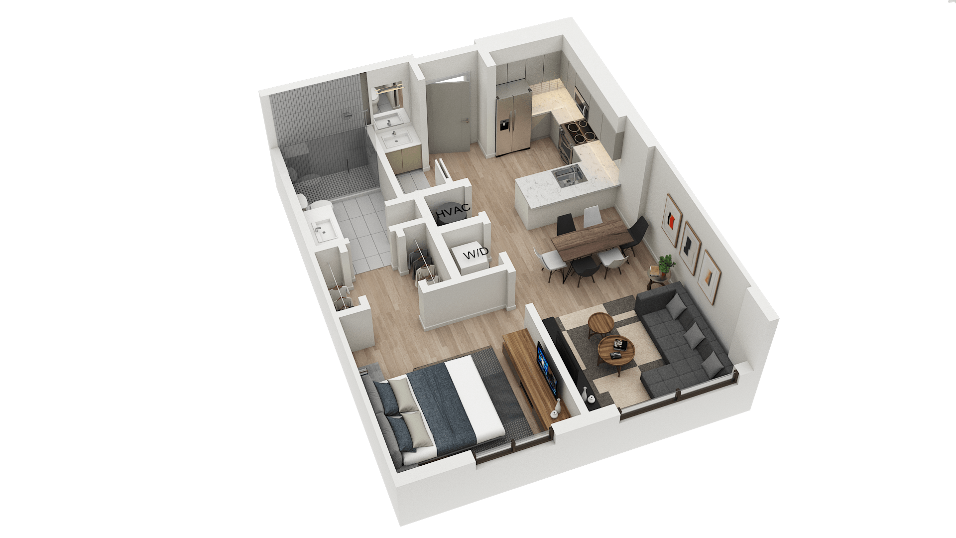 Apartment 0521 floorplan