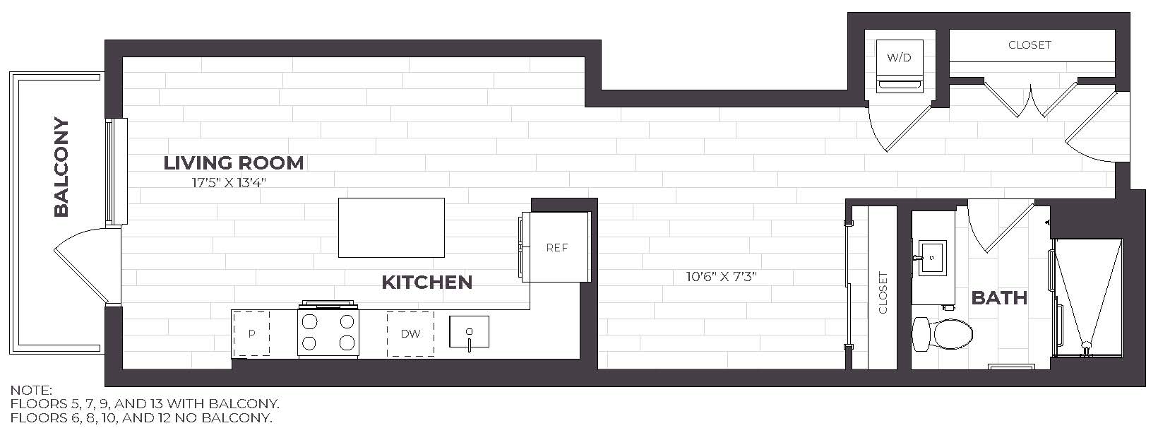 Floor Plan Image of Apartment Apt 0703